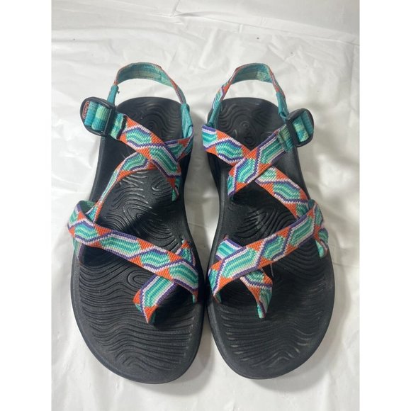 Chaco Shoes - Chaco Z/Volv 2 Sport Sandal Candy Mint Green Purple Orange Hiking SIZE 10